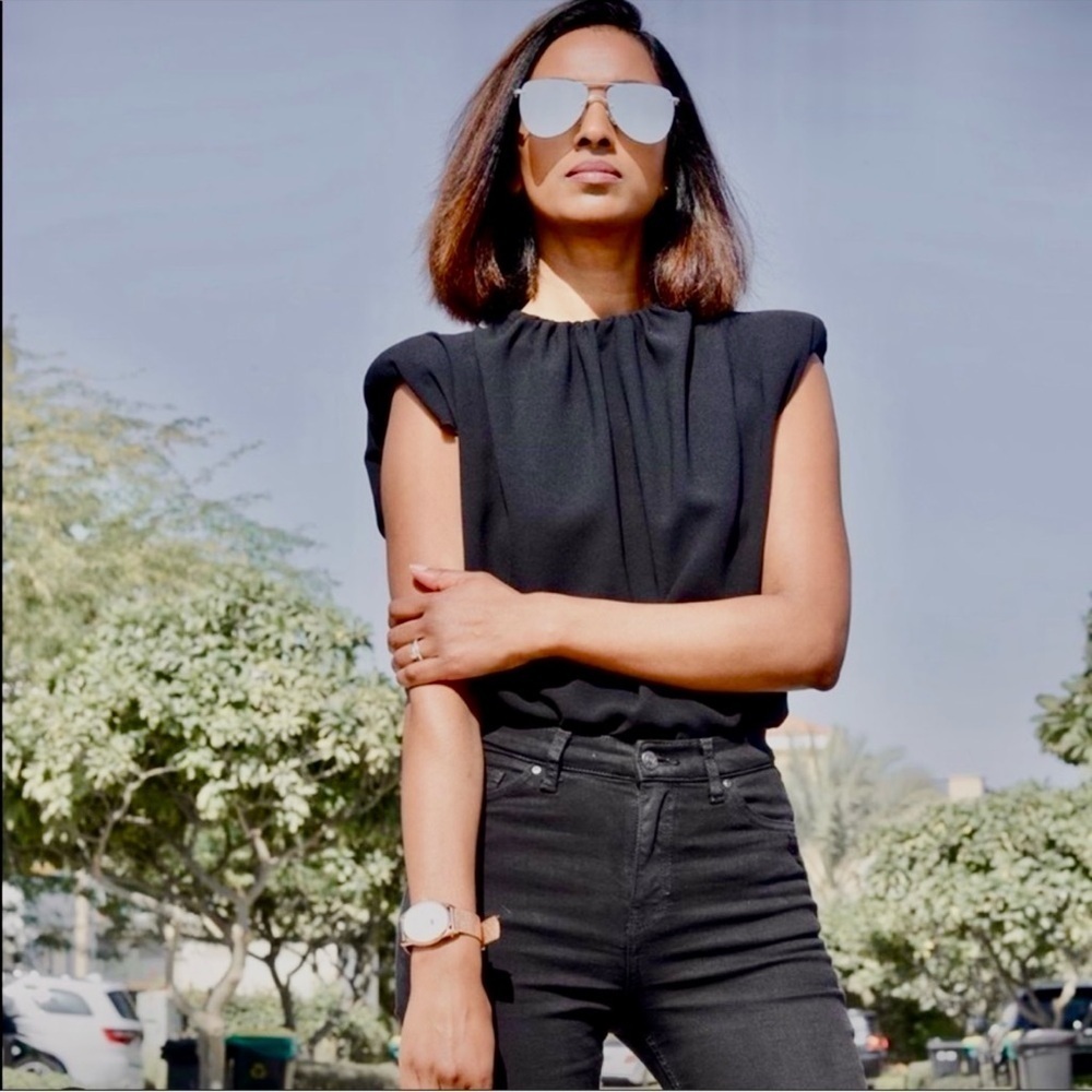 New Zara Black Blouse - Picture 4 of 7